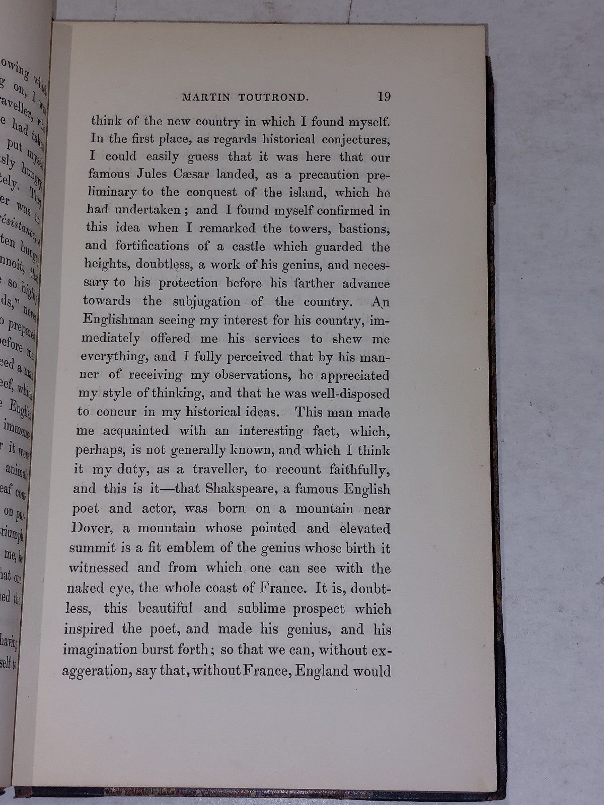 Martin Toutrond; or, Adventures of a Frenchman in London; James Morier (1849) Hb4