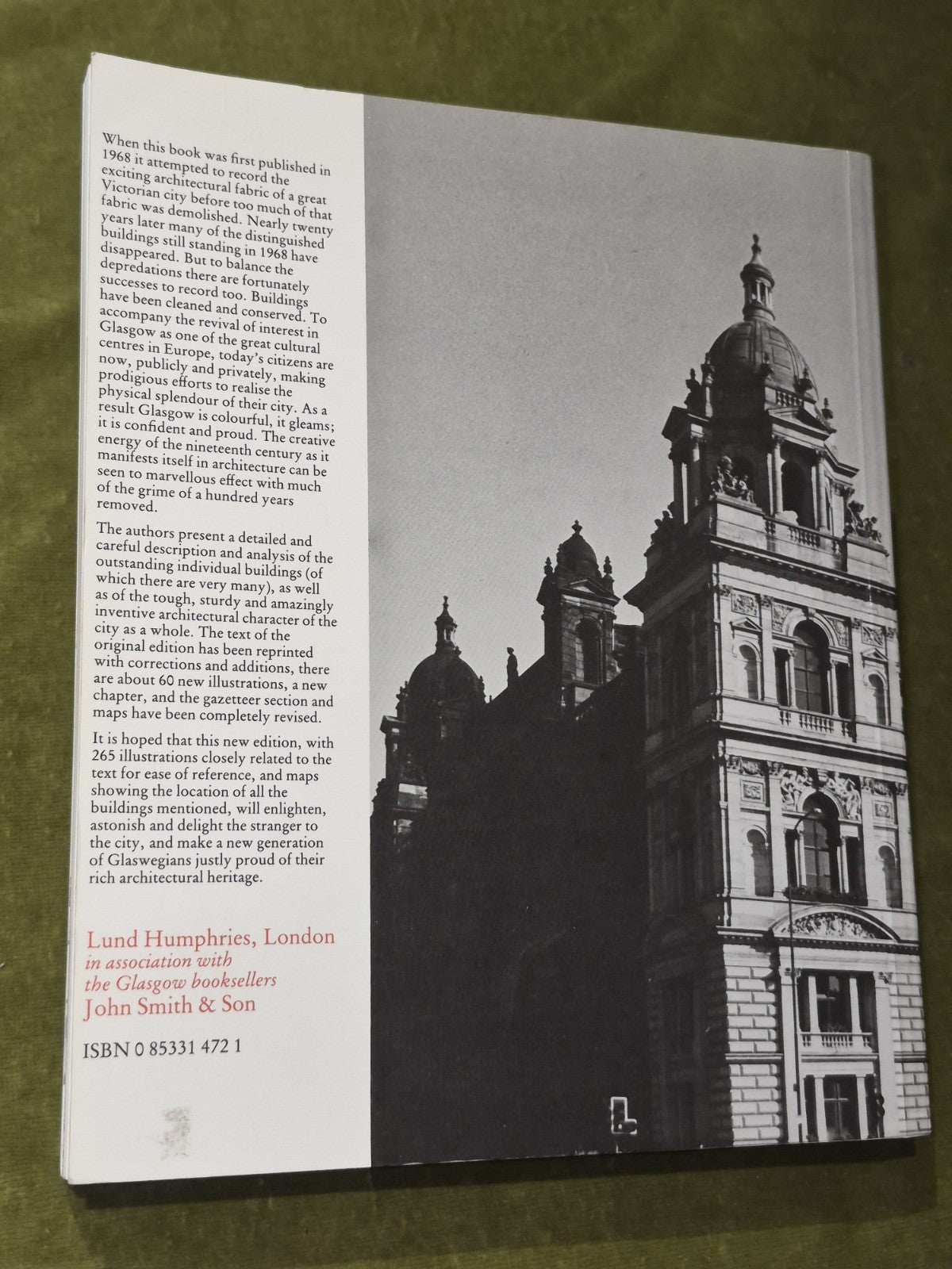 Architecture of Glasgow Andor Gomme 1987 Revised Edition Paperback 1