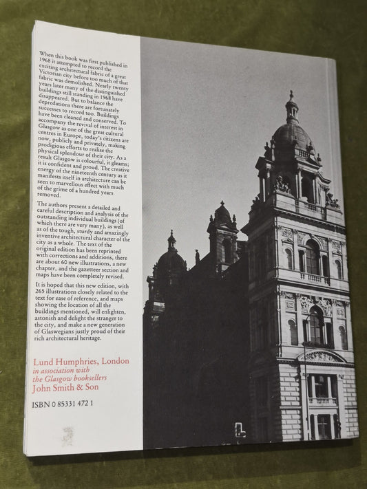 Architecture of Glasgow Andor Gomme 1987 Revised Edition Paperback 1