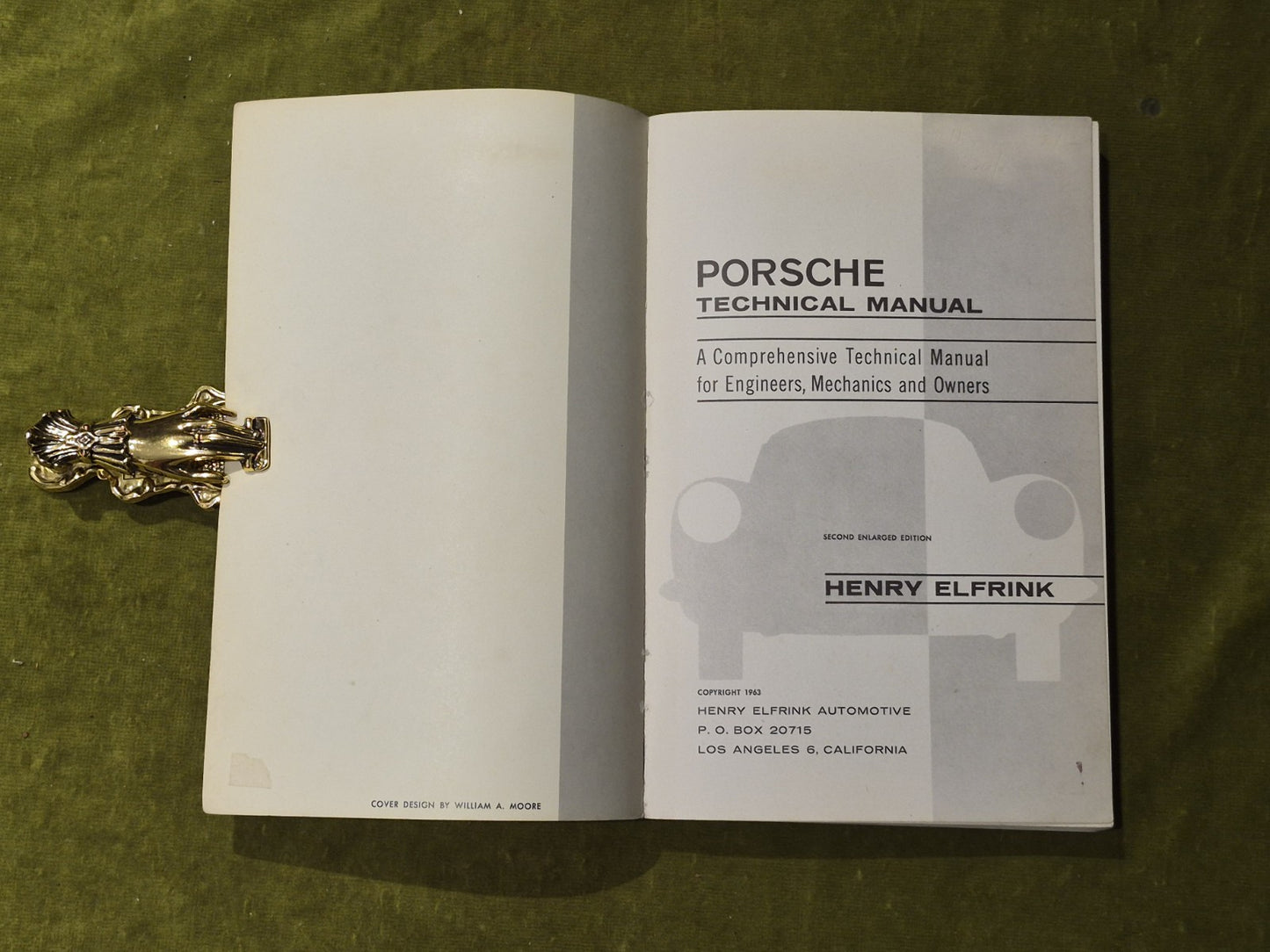 Porsche Technical Manual by Henry Elfrink 1963 SC Book Second Enlarged Edition3