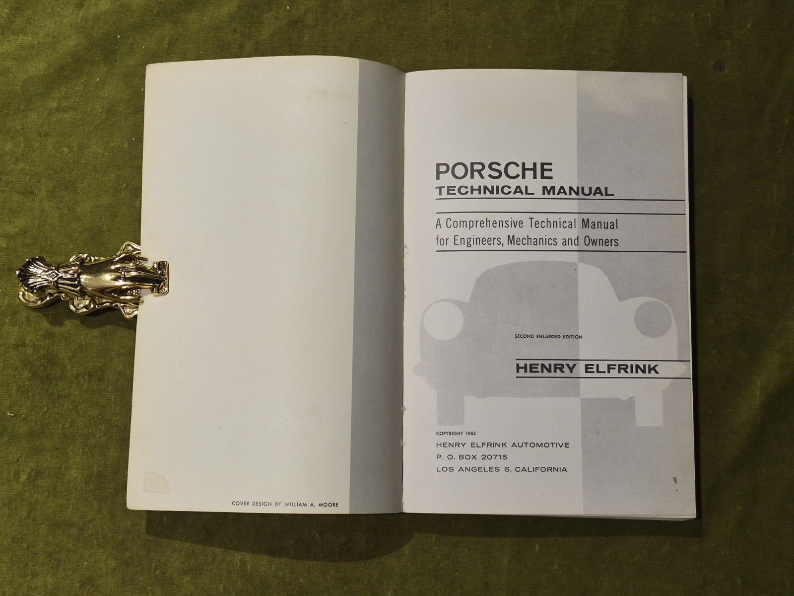 Porsche Technical Manual by Henry Elfrink 1963 SC Book Second Enlarged Edition3