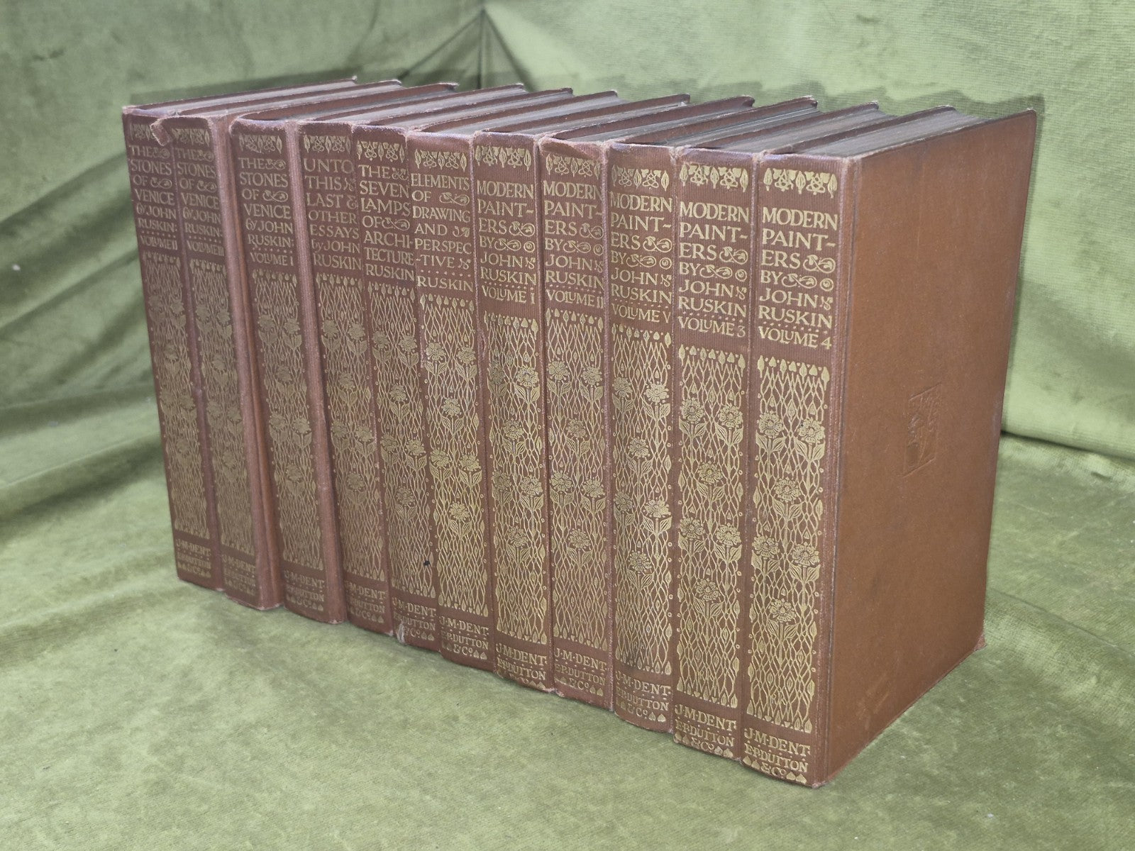John Ruskin Modern Painters Stones of Venice Seven Lamps Complete Everyman1