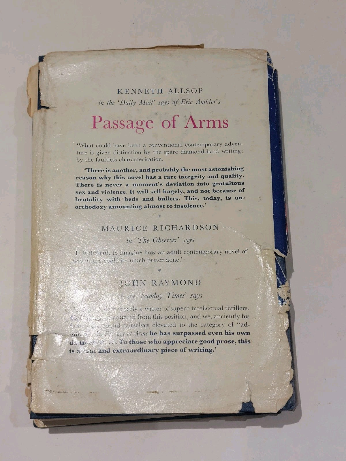 The Light of Day, Eric Ambler, Heinemann HC/DJ 1st Edition (1962) Hb Book2