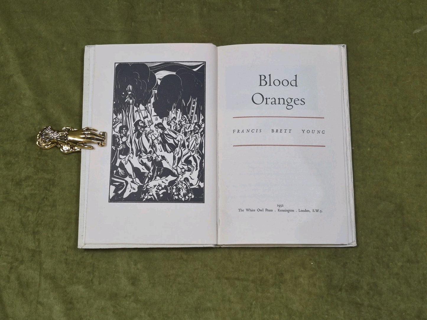 Blood Oranges limited ed Signed by Francis Brett Young , 1932 White Owl Press4