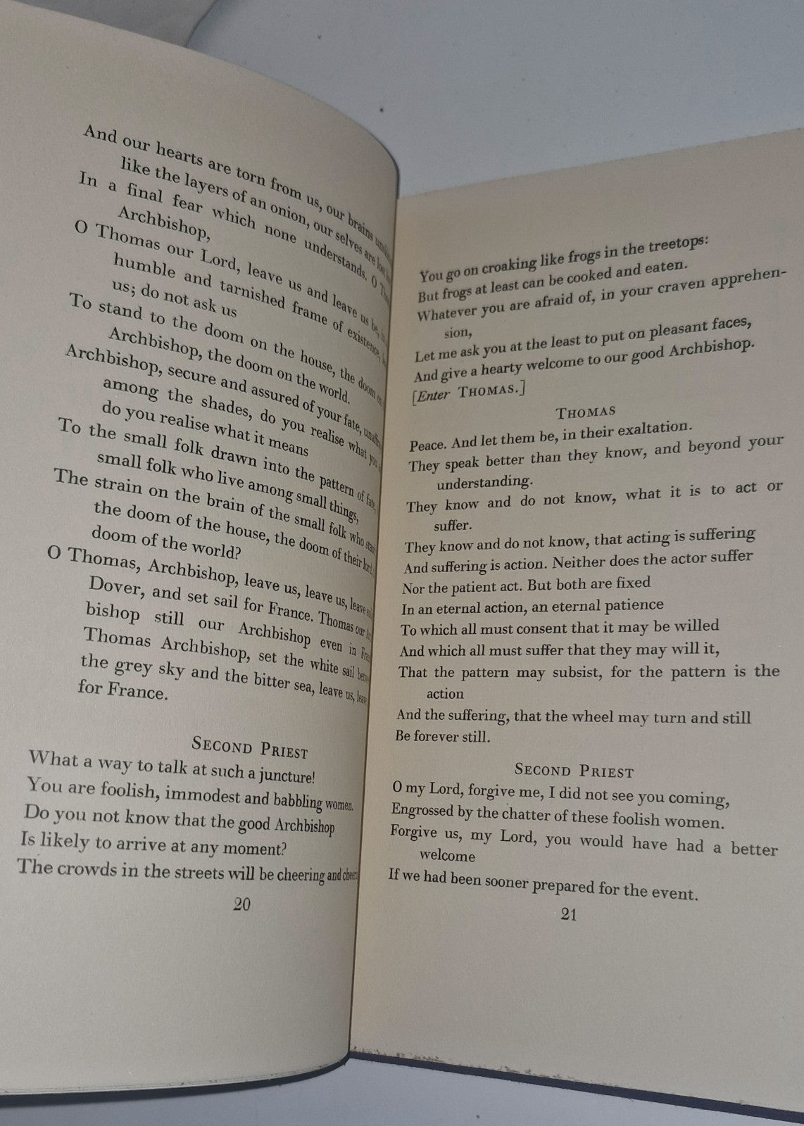 Murder in the Cathedral  T.S. Eliot  First UK edition / First printing 19355