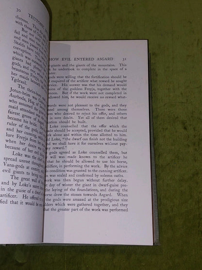 Teutonic Myth And Legend By Donald Mackenzie [Gresham Publishing] Hb Book4