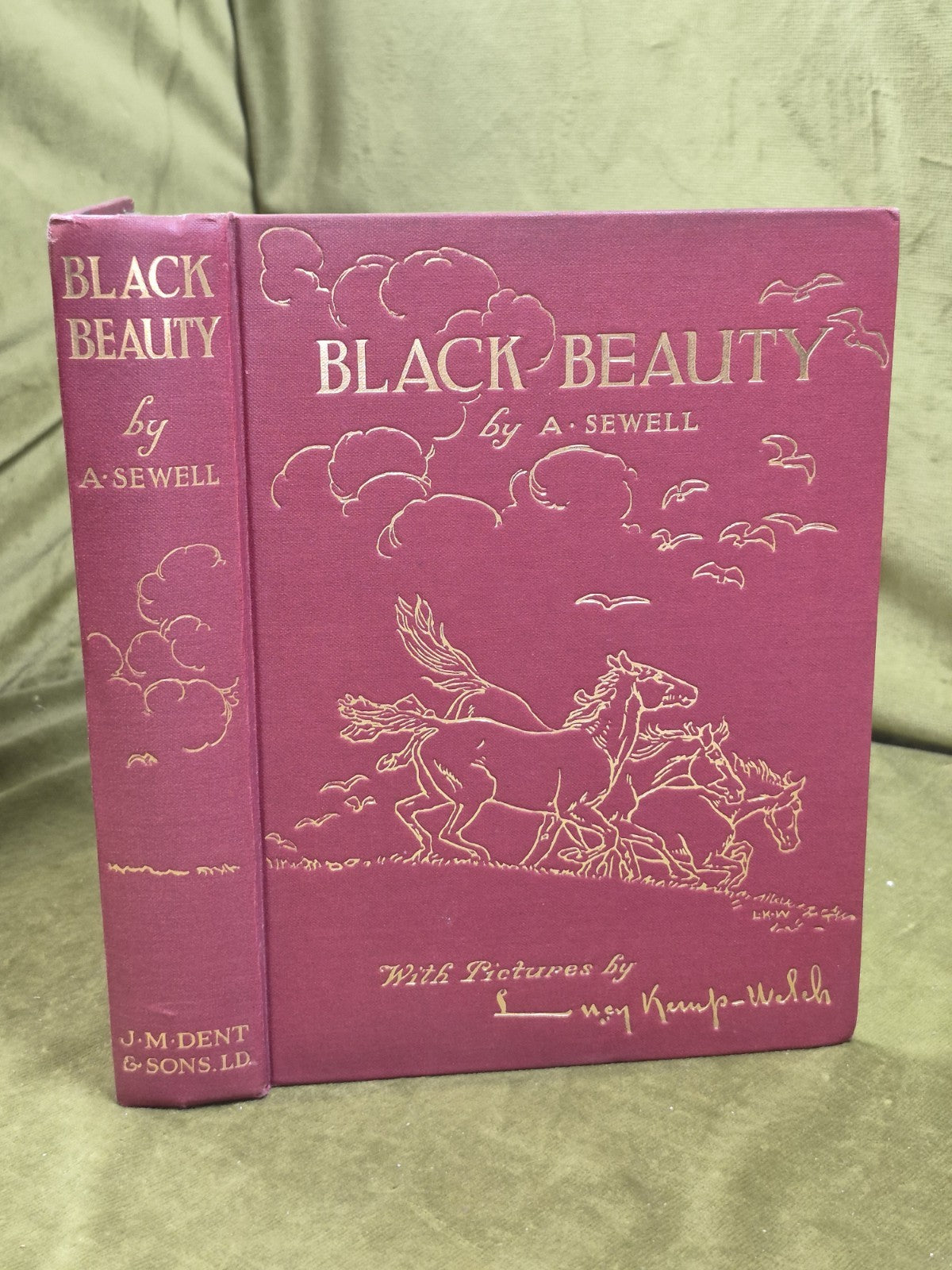 Black Beauty Lucy Kemp-Welch Anna Sewell 1926 Second Reprint Dustjacket 4
