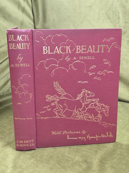 Black Beauty Lucy Kemp-Welch Anna Sewell 1926 Second Reprint Dustjacket 4