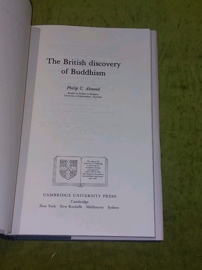 British Discovery of Buddhism by Philip C. Almond (1988) [Cambridge] Hb Book3