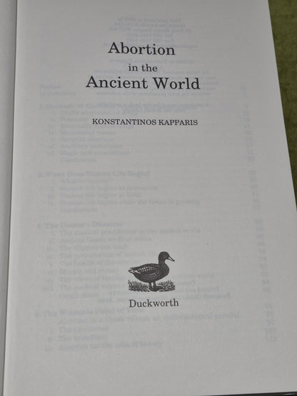 Konstantinos Kapparis  (2002) Abortion in the Ancient World4