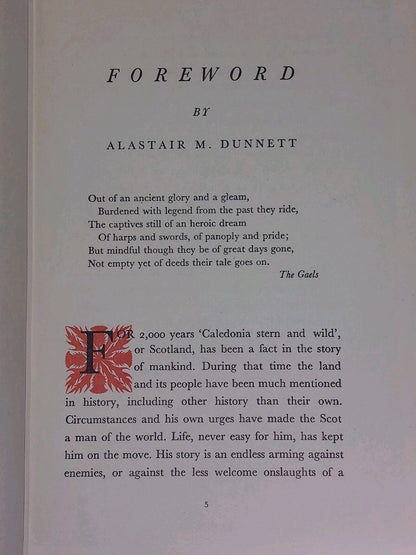 Land of Scotch History of Scotland Alastair Dunnett Limited Edition 1953 HB Book8