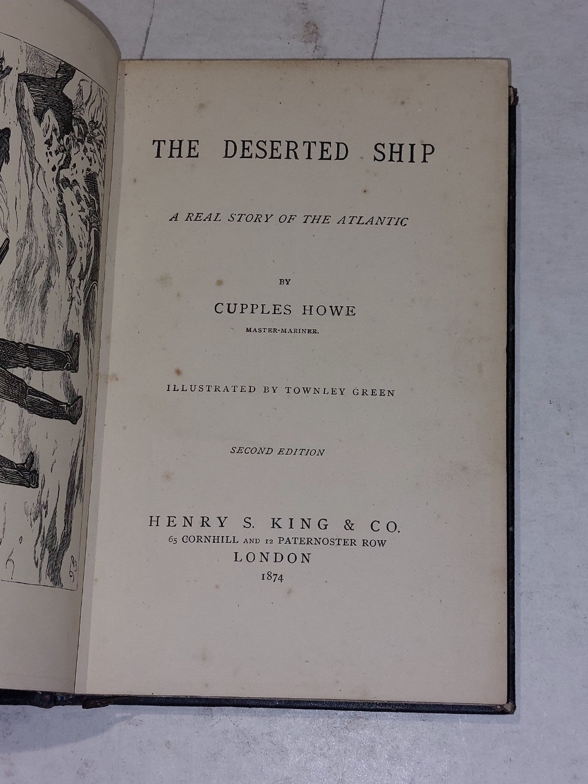 The Deserted Ship By Cupples Howe [Henry S King & Co] (1874) Hb Book3