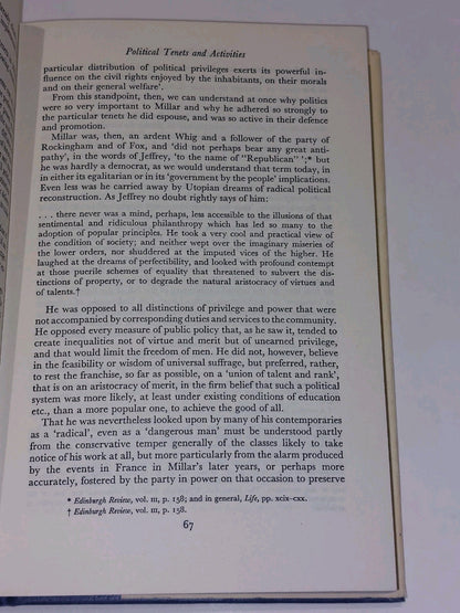 John Millar of Glasgow, 17351801 by William Lehmann (1960) hb book with dj5