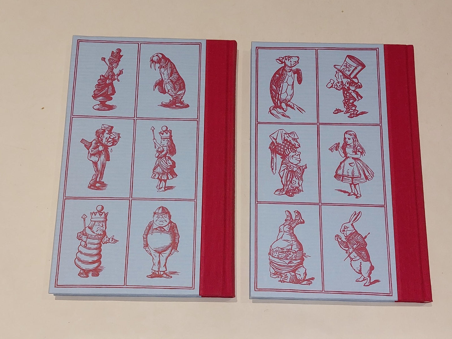 Through The LookingGlass & Alice's Adventures In Wonderland [2 Vols] 1990 Hb4