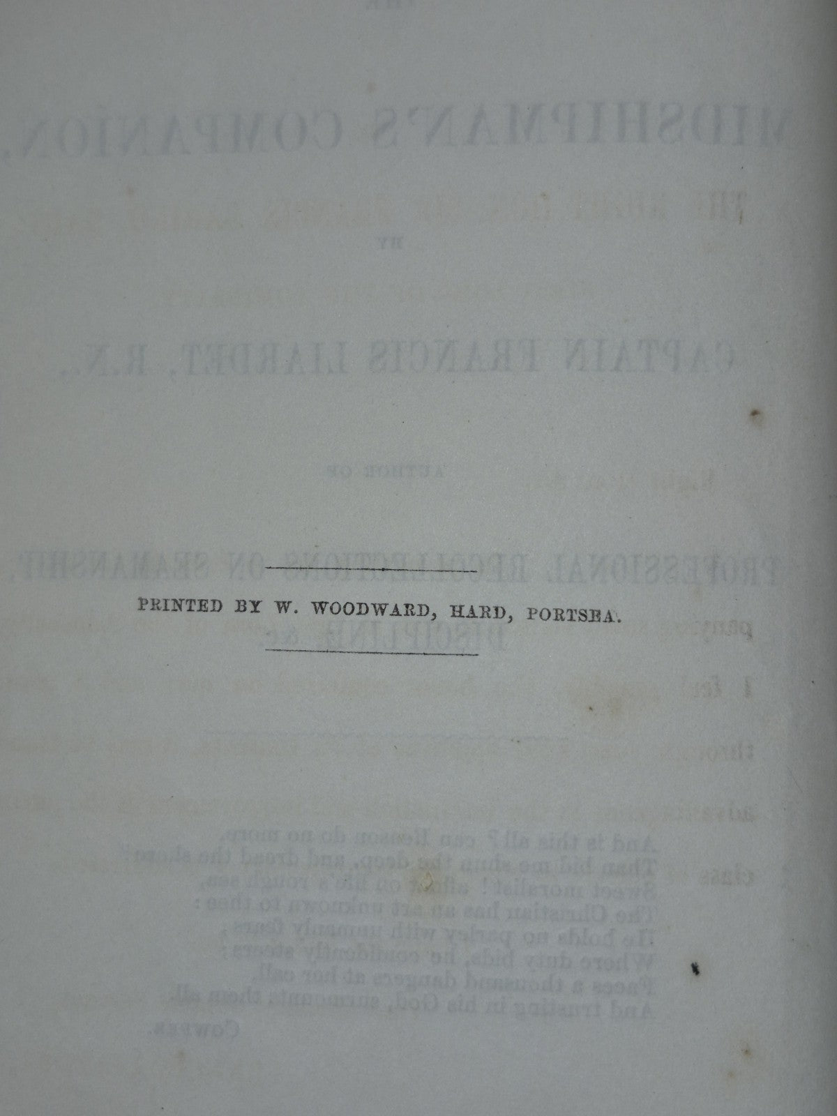 The Midshipman's Companion Captain Francis Liardet 1851 Longman & Co7
