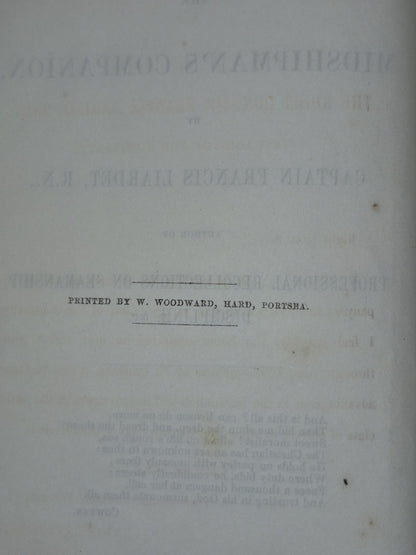 The Midshipman's Companion Captain Francis Liardet 1851 Longman & Co7