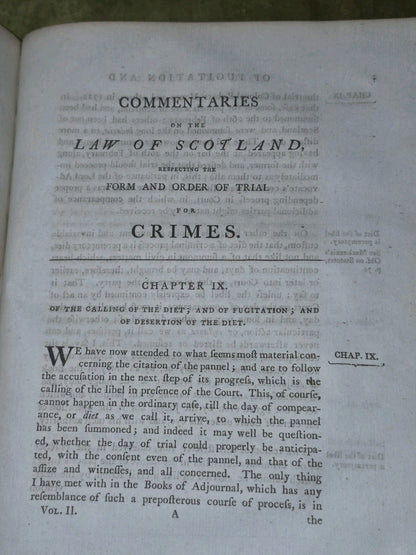 David Hume's Criminal Law Description Trial 1797 First Edition Bell & Bradfute13