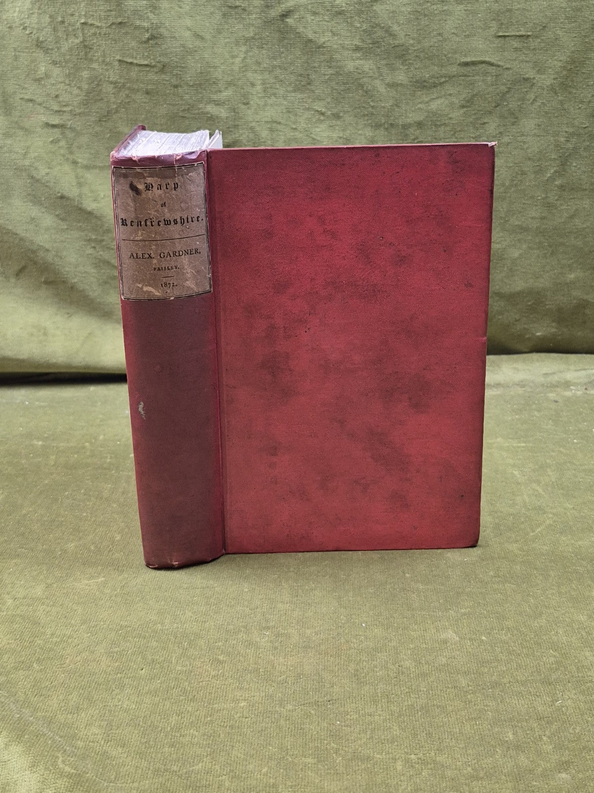 Harp Of Renfrewshire : A Collection Of Songs & Other Poetical Pieces 18720