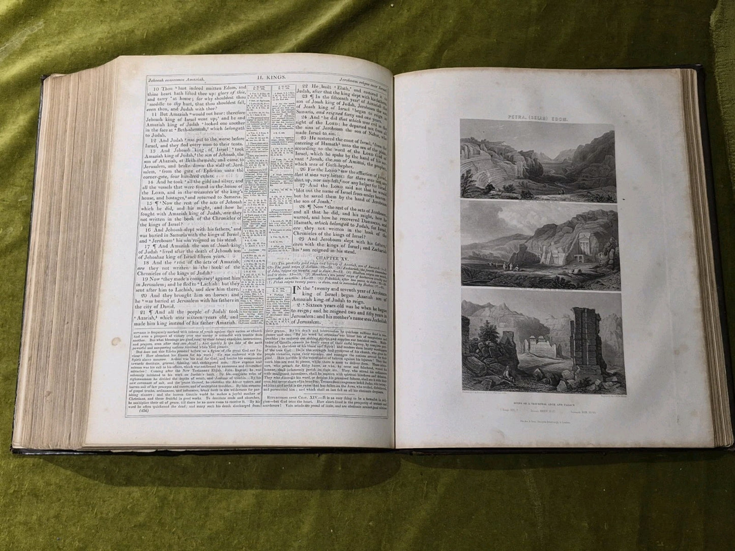 John Brown’s Self Interpreting Bible. Both Volumes (complete) Blackie Circa 184513
