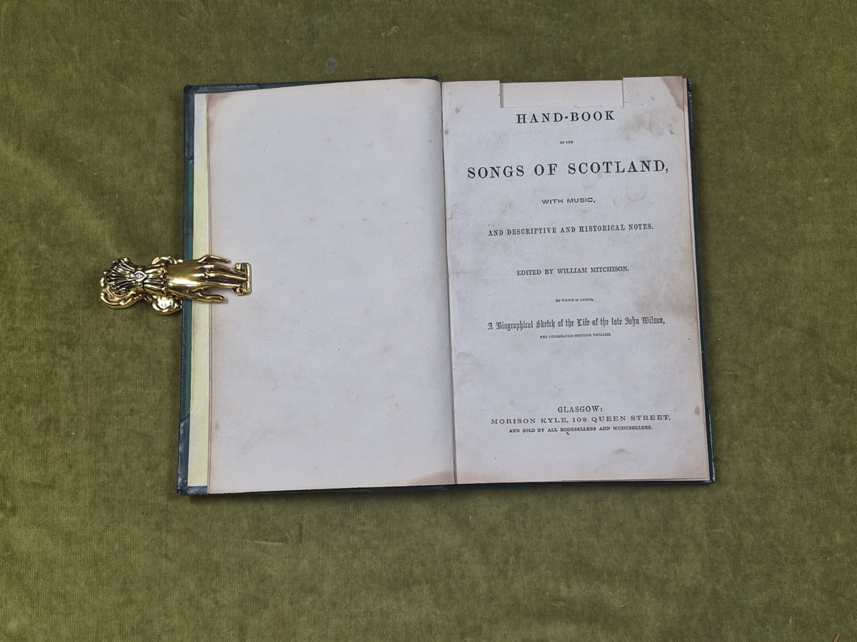 Hand-book of the Songs of Scotland - William Mitchison , Morison Kyle5