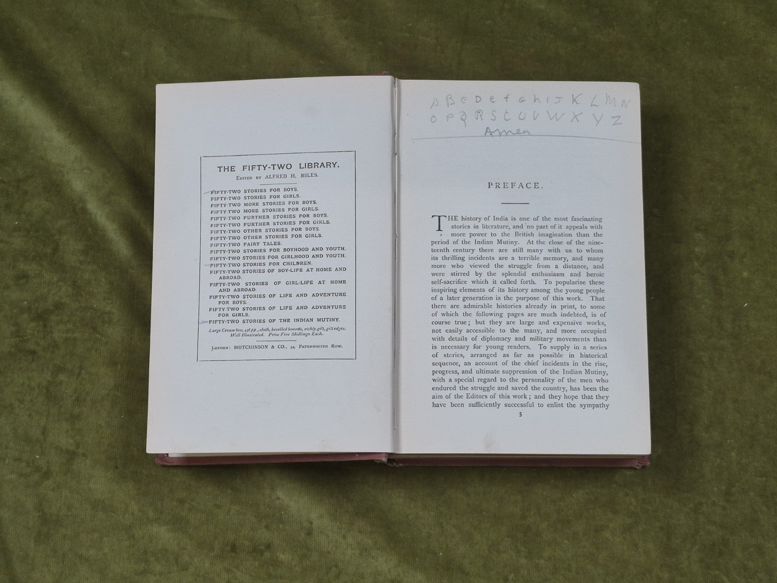 52 Stories of the Indian Mutiny - Alfred H Miles John Prattle Hutchinson HC 18957