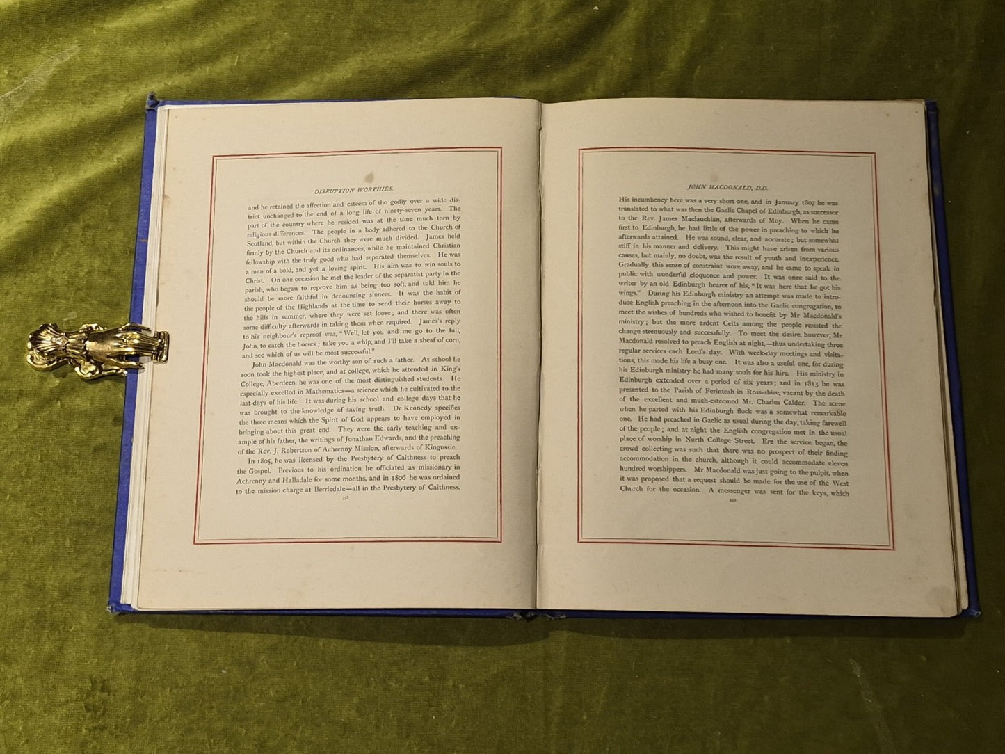 A Memorial Of The Disruption Worthies 1843 Complete in 4 Volumes8