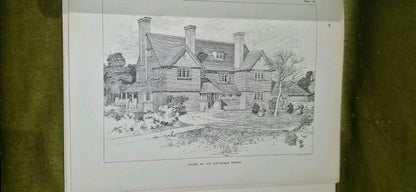 1903 A Book of Country Houses- Ernest Newton 62 Plates 1st Edition6