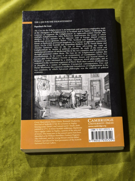 The Case for The Enlightenment Scotland and Naples 16801760  John Robertson1