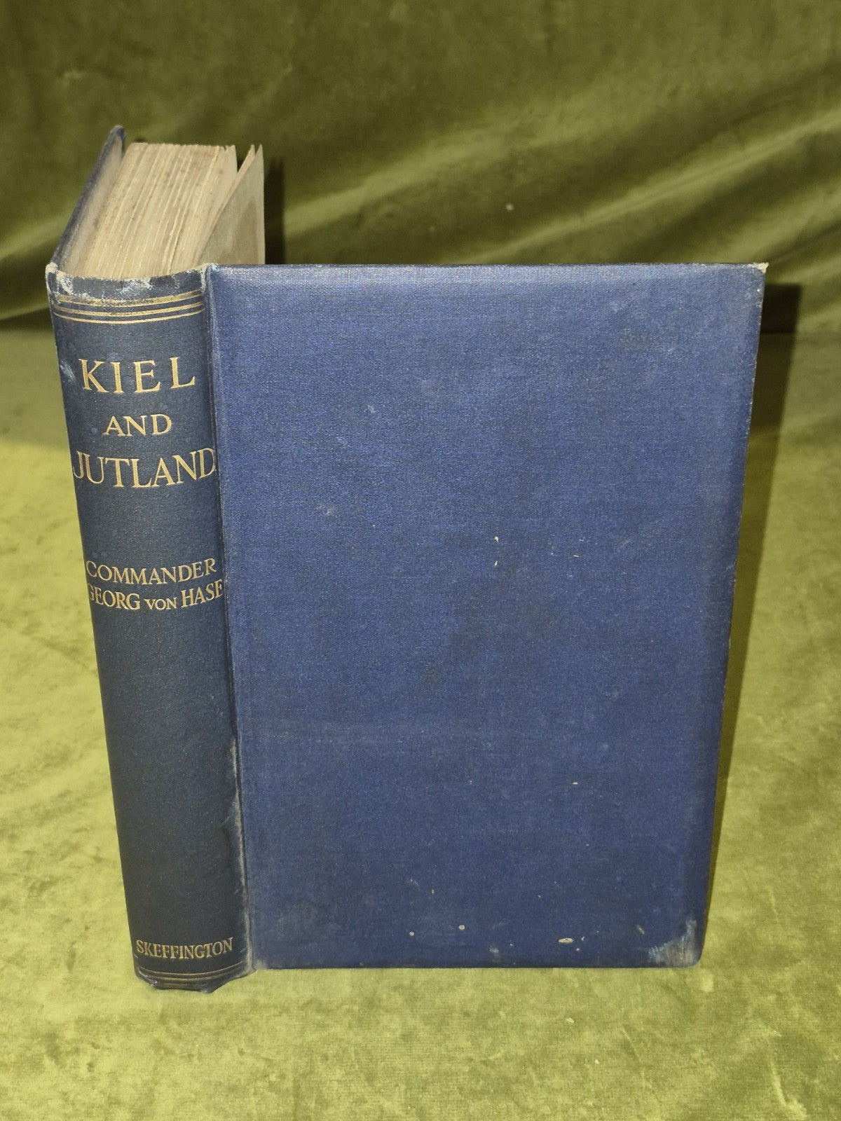 1921. KIEL and JUTLAND. By Cdr Georg von Hase ( Derfflinger Gunnery Officer) WW10
