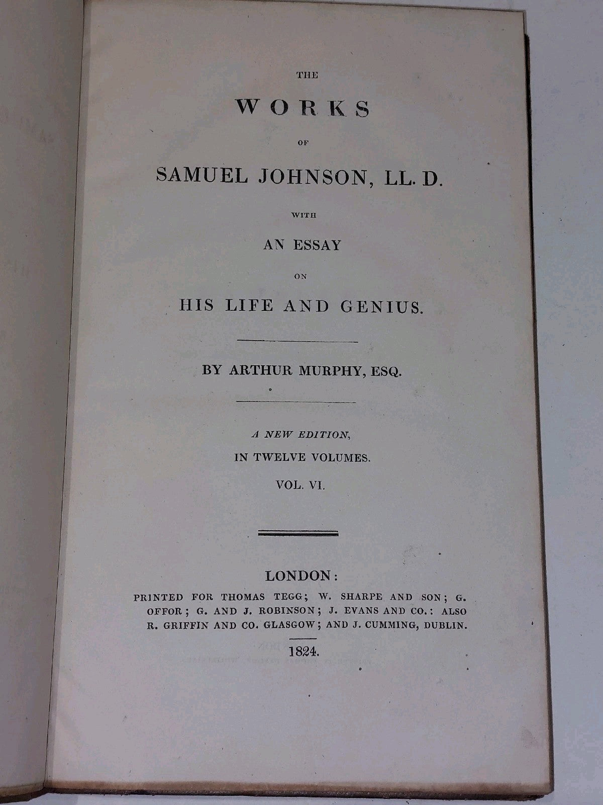 The Works Of Samuel Johnson Complete Set Of 12 Twelve Volumes (1824) Leather18