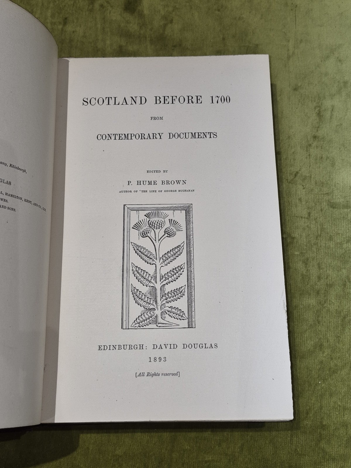 Early Travellers in Scotland & Scotland Before 1700 Contemporary Docs Hume Brown3