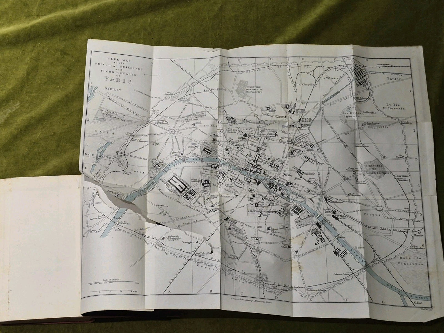Handbook for Visitors to Paris - John Murray 1882 HB6