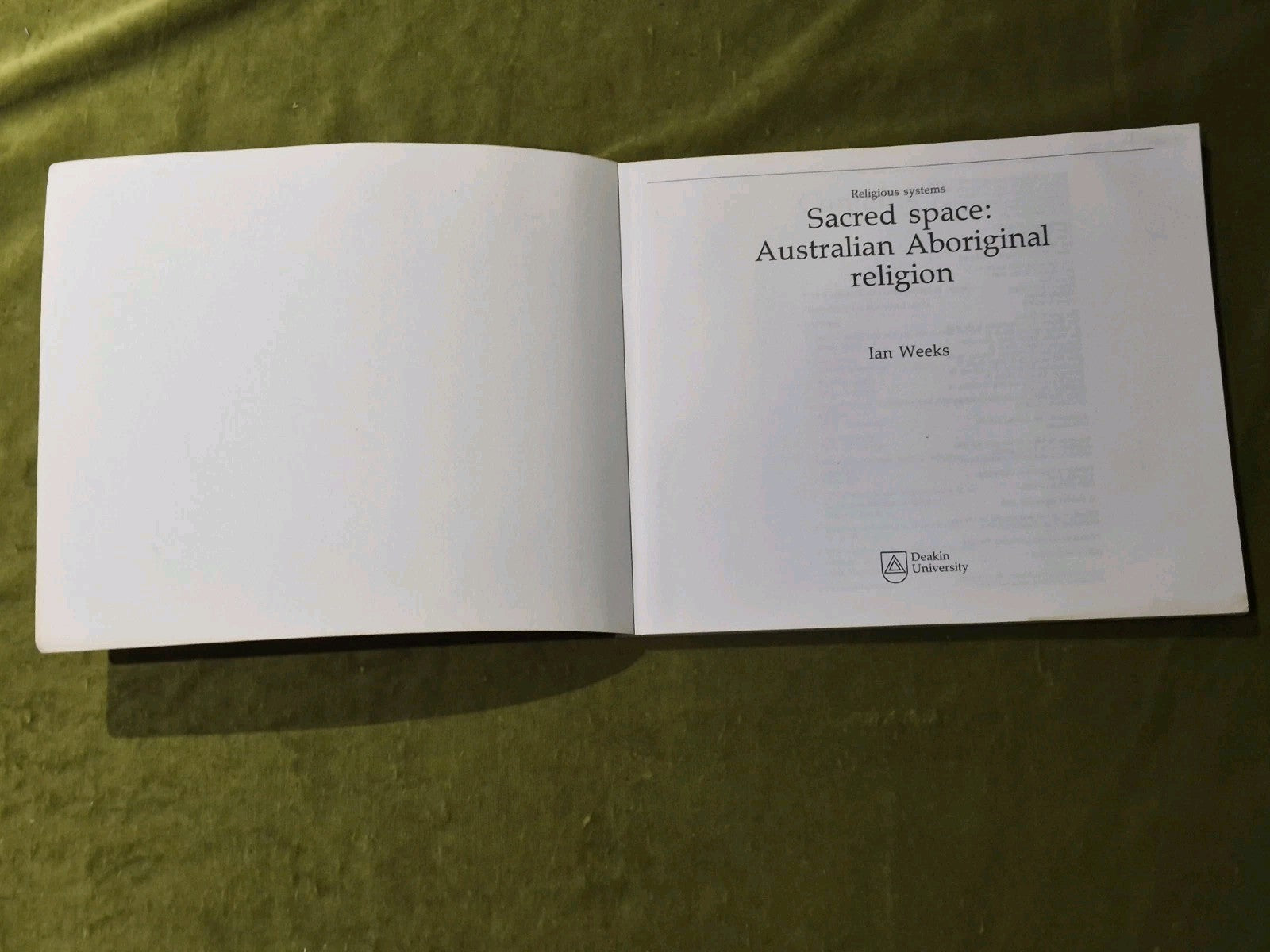 Sacred Space: Australian Aboriginal Religion - Ian Weeks3
