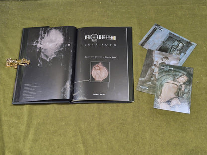 Luis Royo - Prohibited Books #1-3 - Heavy Metal , Adult Art Book HB DJ2