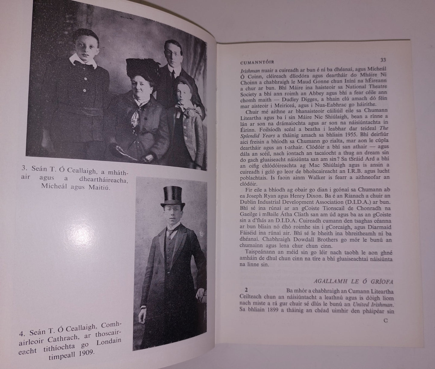Seán T. Scéal a bheatha á insint ag Seán T. 1st Ed, HB DJ Ó Conluain, Proinsias8