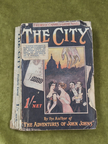 Frederic Carrel The City 1909 Hutchinson & Co Paperback0