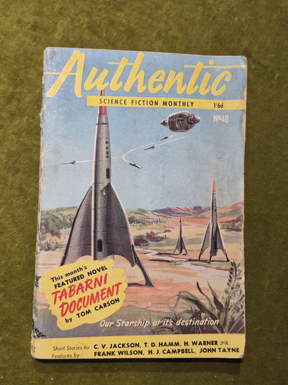 Authentic Science Fiction Monthly Hamilton 1950s Issues 29 and 32 to 50. Job Lot19