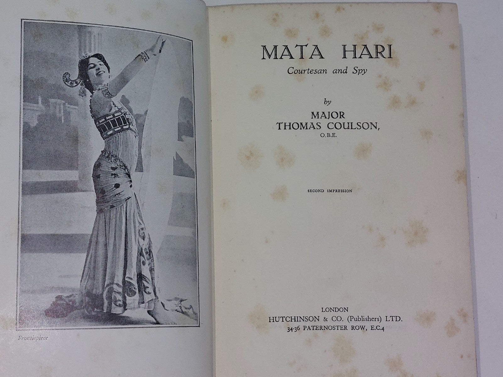 Mata Hari: courtesan and spy by Thomas Coulson [Hutchinson & Co] (1930)5