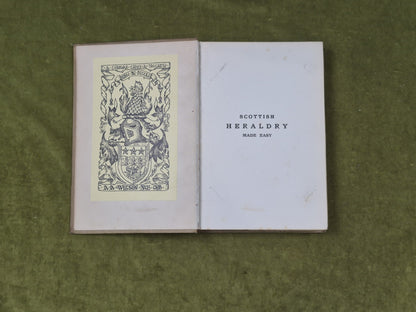 Scottish Heraldry Made Easy - G. Harvey Johnston W & A K Johnston 1904 1st HB4