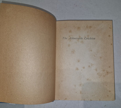 J. M. BARRIE The Admirable Crichton. Hugh Thomson tipped in colour Plts Hodder &3