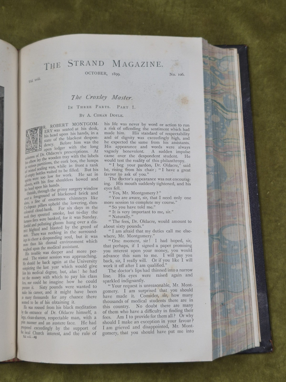 Strand Magazine 1899 XVIII Vol 18 Leatherbound 6