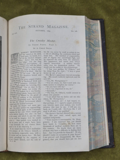 Strand Magazine 1899 XVIII Vol 18 Leatherbound 6