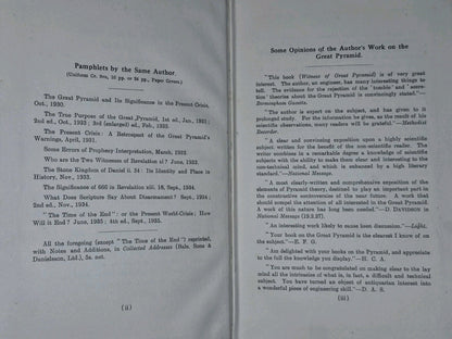 History and Significance of the Great Pyramid Basil Stewart (c. 1935)4