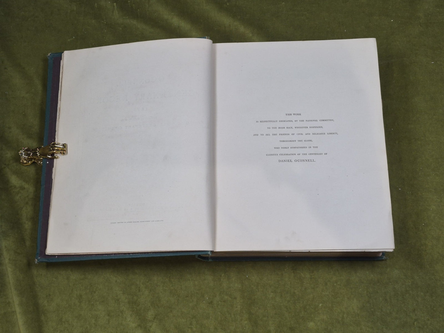 O'connell Centenary Record 1875 - Joseph Dollard 1878 1st7
