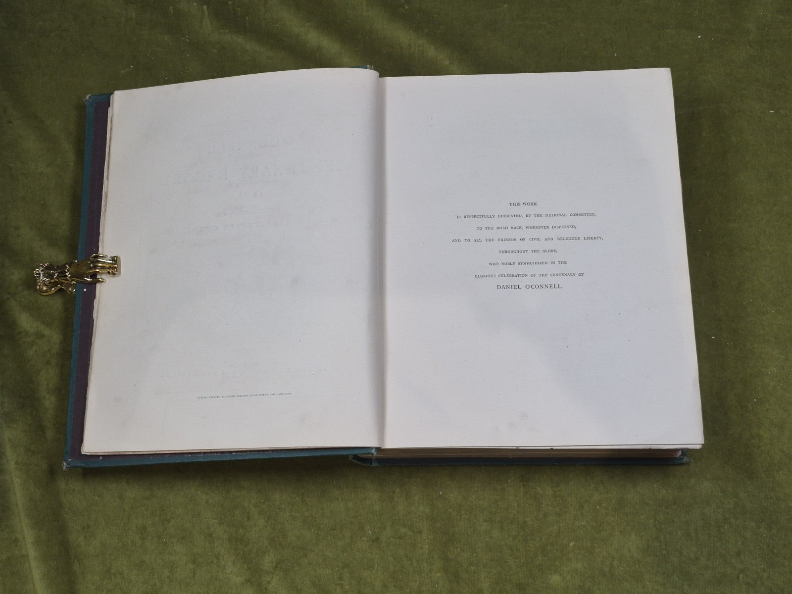 O'connell Centenary Record 1875 - Joseph Dollard 1878 1st7