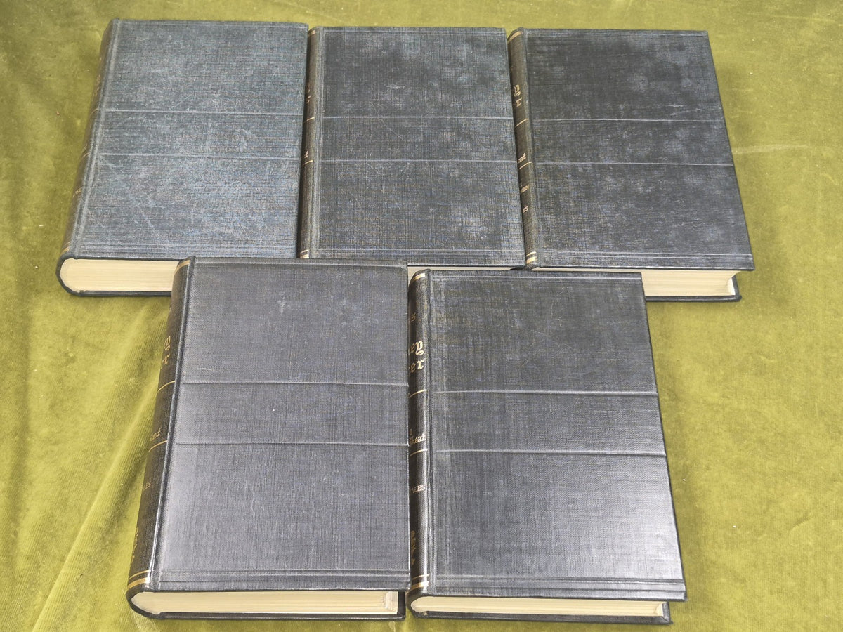 The Complete Works of Geoffrey Chaucer 1894 Oxford Clarendon 5 Vols3