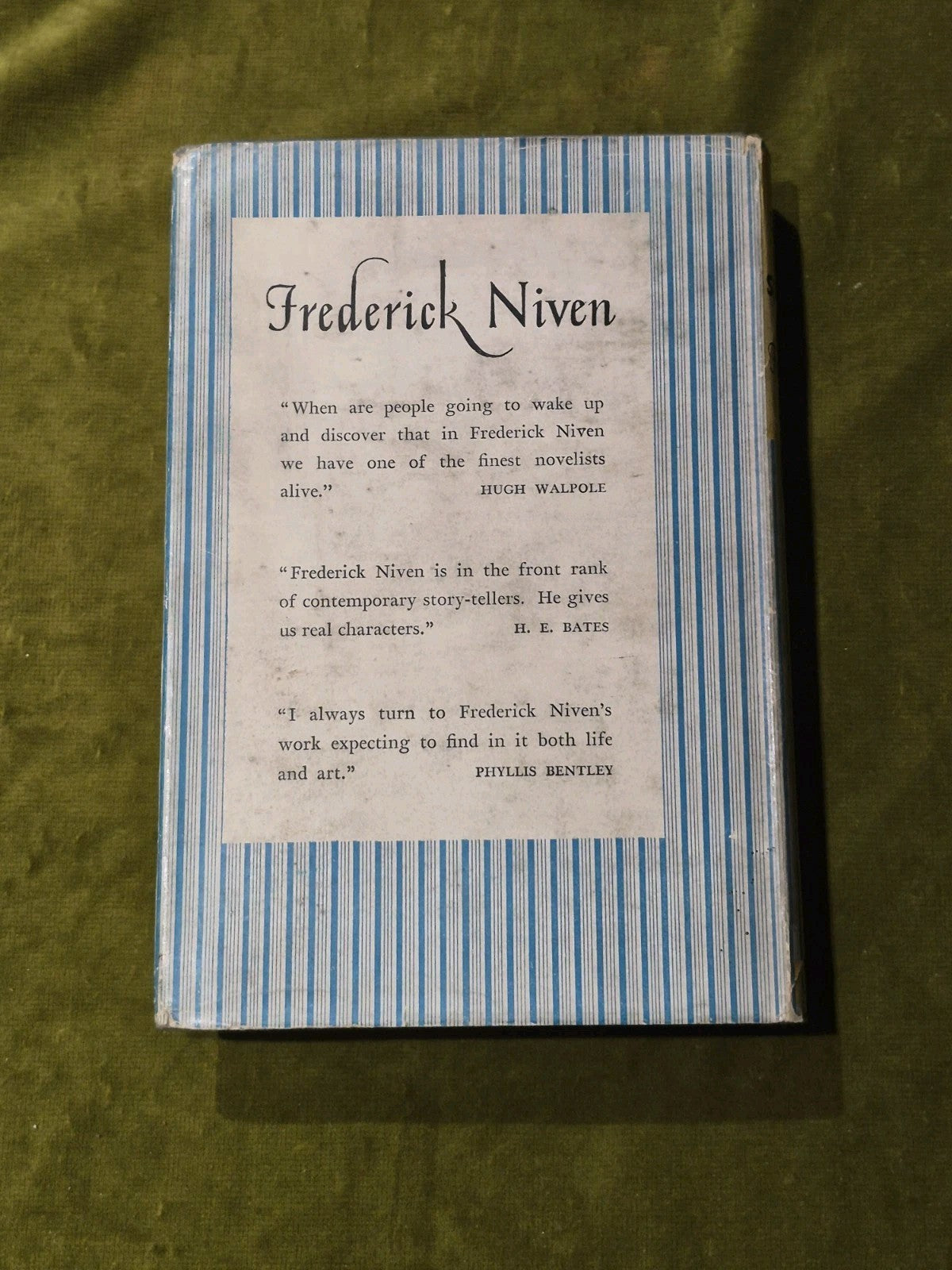The Staff at Simson's - Frederick Niven 1937 hardback with dust jacket2