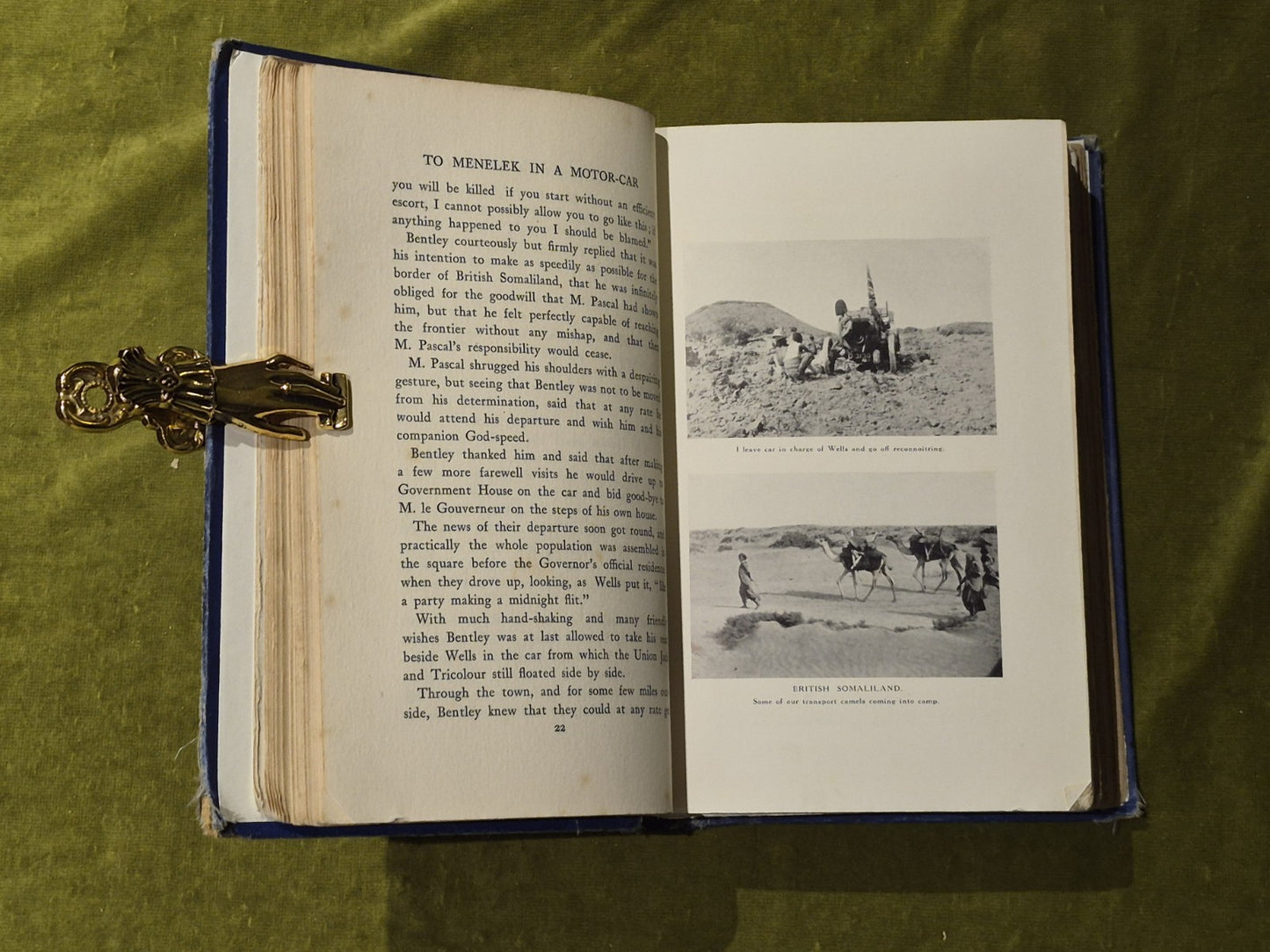 To Melenek in a Motor Car - Clifford Halle - 1913 Hust & Blackett 1st Edition7