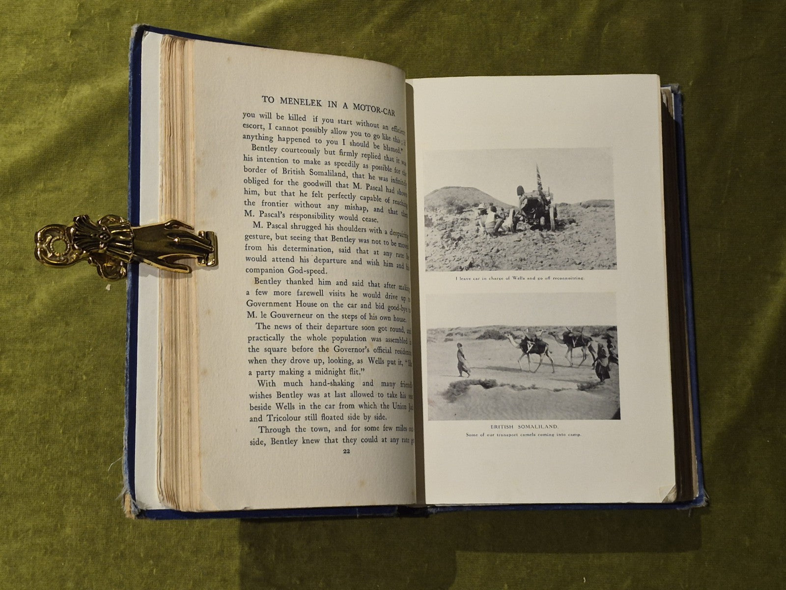 To Melenek in a Motor Car - Clifford Halle - 1913 Hust & Blackett 1st Edition7
