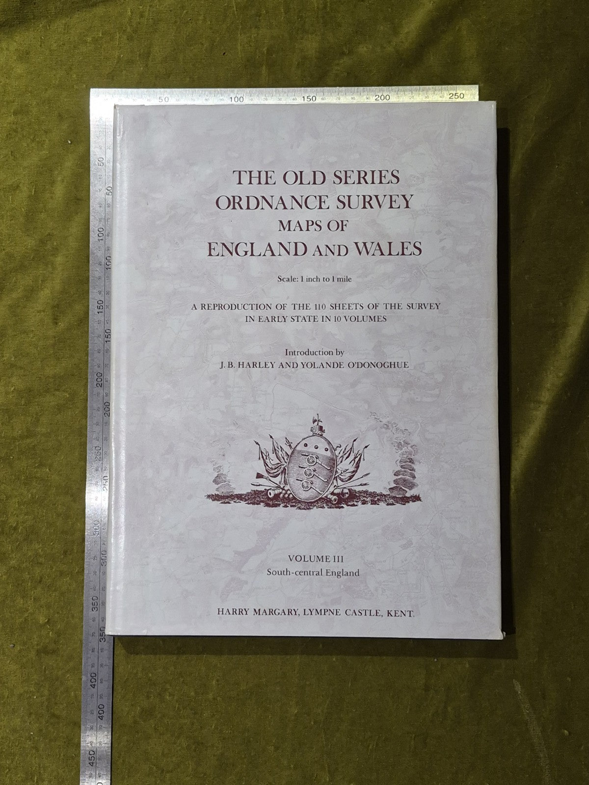 Old Series Of Ordnance Survey Maps Of England and Wales - Vol 3 III HB DJ 19813